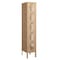 Salsbury Industries 5 Tier Box Vented Locker, 12"Wx66"Hx15"D, 5 Door, Tan, Unassembled 75155TN-U - alternate 1